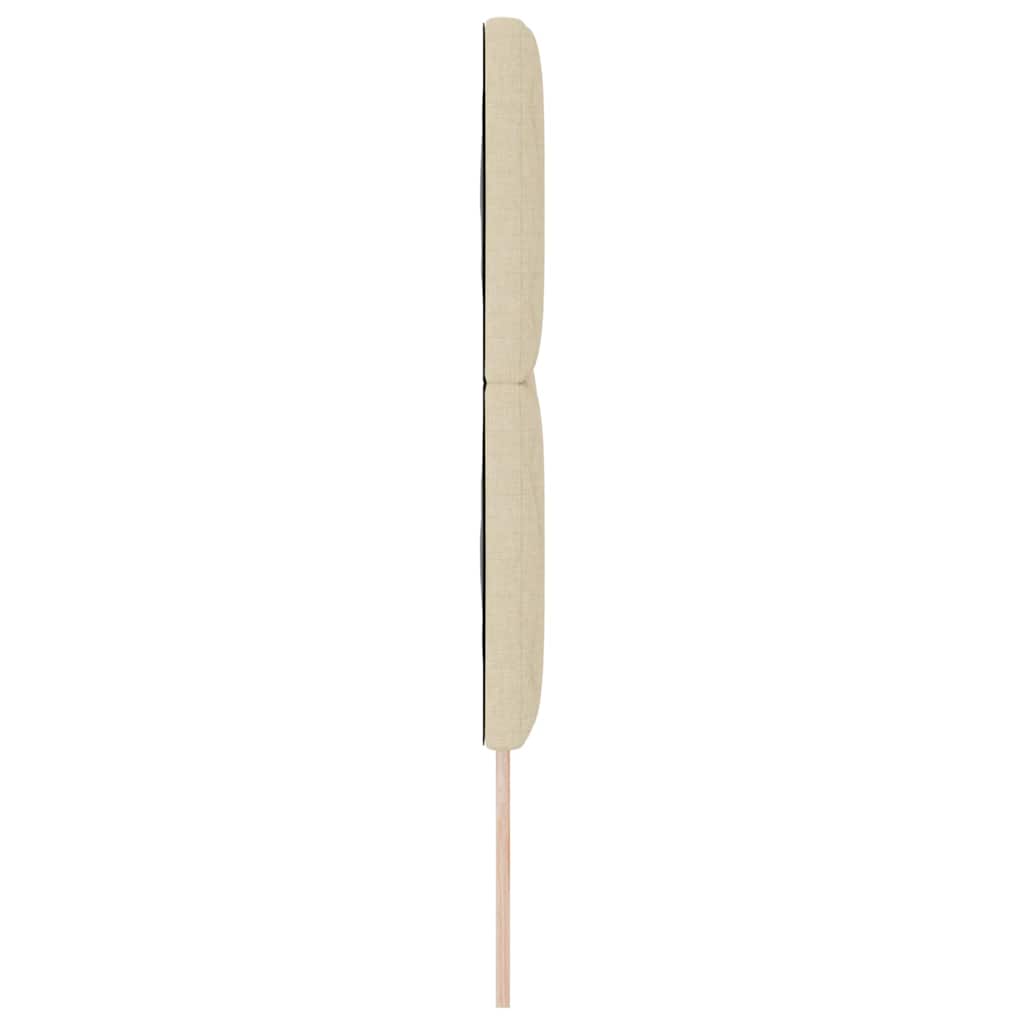 vidaXL Kopfteil Creme 160 cm Stoff