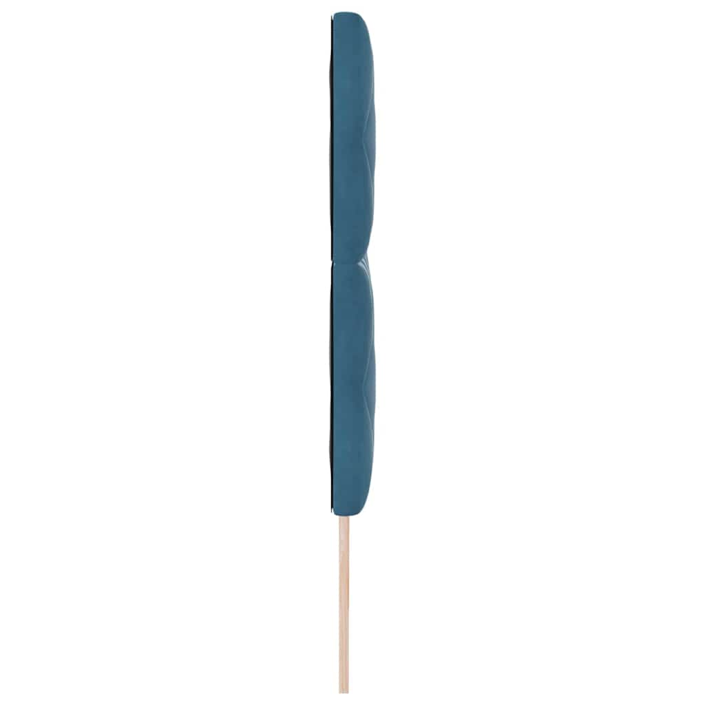 vidaXL LED Kopfteil Dunkelblau 180 cm Kunstleder