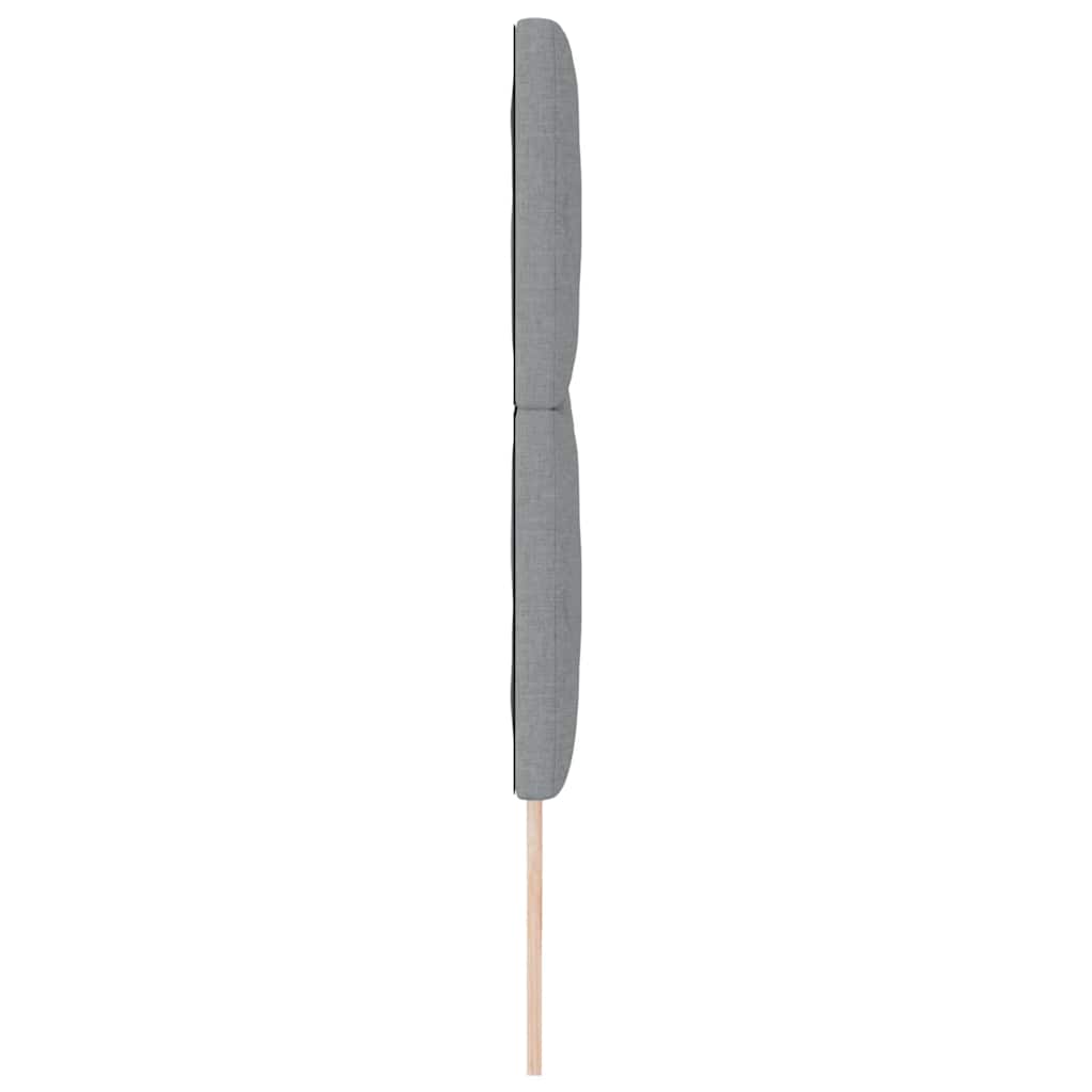 vidaXL Kopfteil Hellgrau 200 cm Stoff