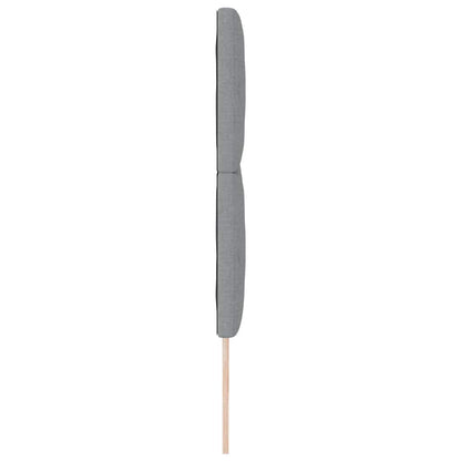 vidaXL Kopfteil Hellgrau 200 cm Stoff