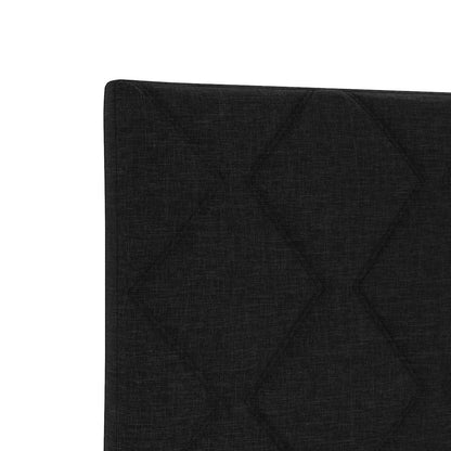 vidaXL Kopfteil Schwarz 200 cm Stoff