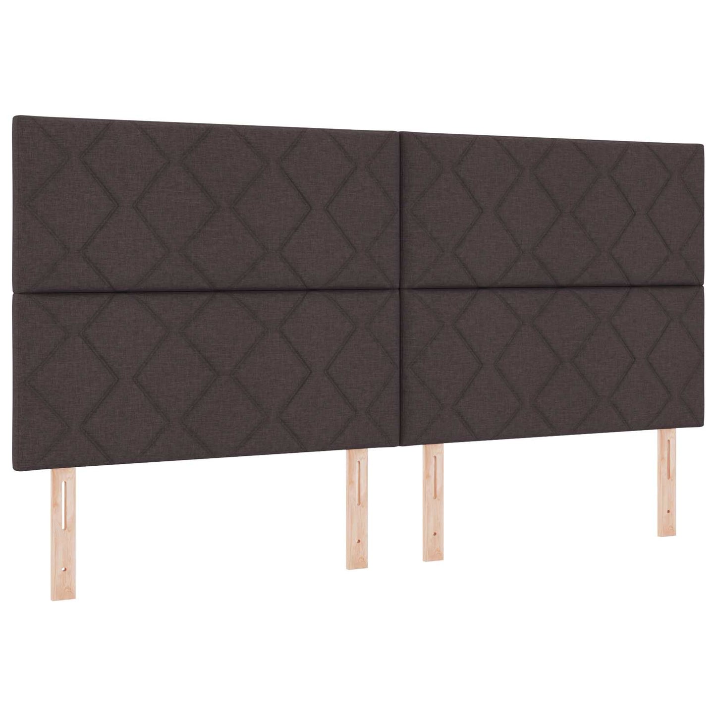 vidaXL Kopfteil Hellgrau 200 cm Stoff