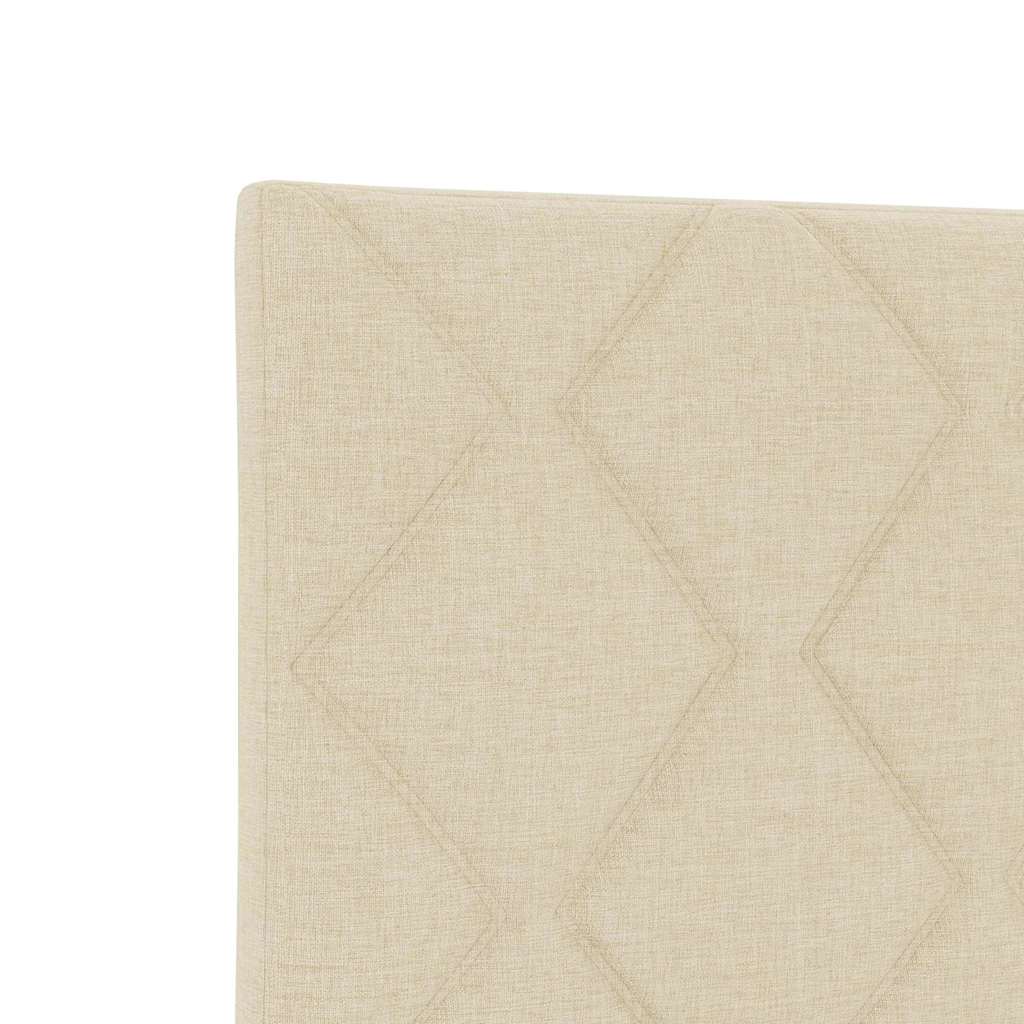 vidaXL Kopfteil Creme 200 cm Stoff