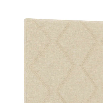 vidaXL Kopfteil Creme 200 cm Stoff