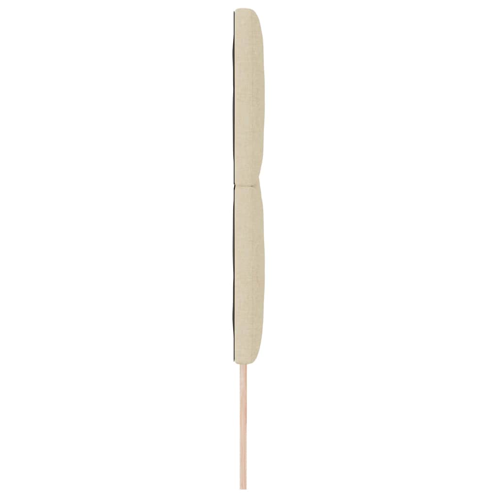 vidaXL Kopfteil Creme 200 cm Stoff