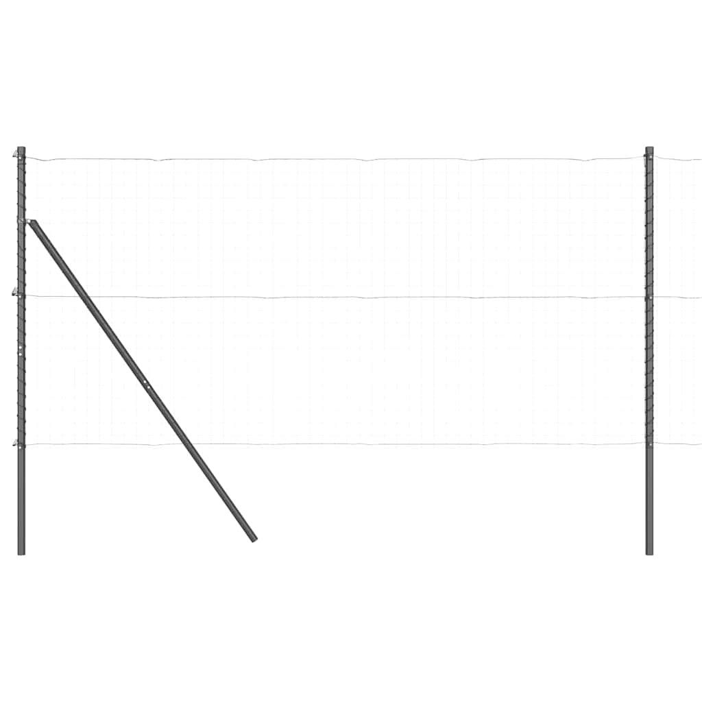 Zaunpfosten 52 pcs Grau 3,2 x 3,2 x 150 cm