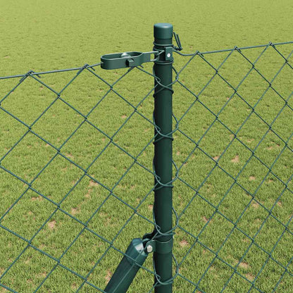 vidaXL Zaunpfosten Grün 10 x 1,6 m (60 x 60 mm Maschenweite)