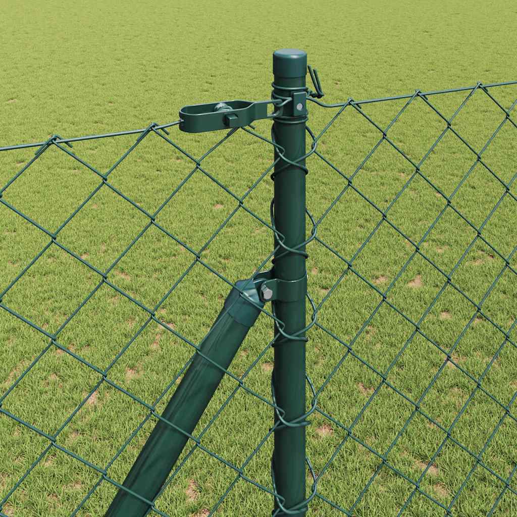 vidaXL Zaunpfosten Grün 10 x 1,6 m (60 x 60 mm Maschenweite)