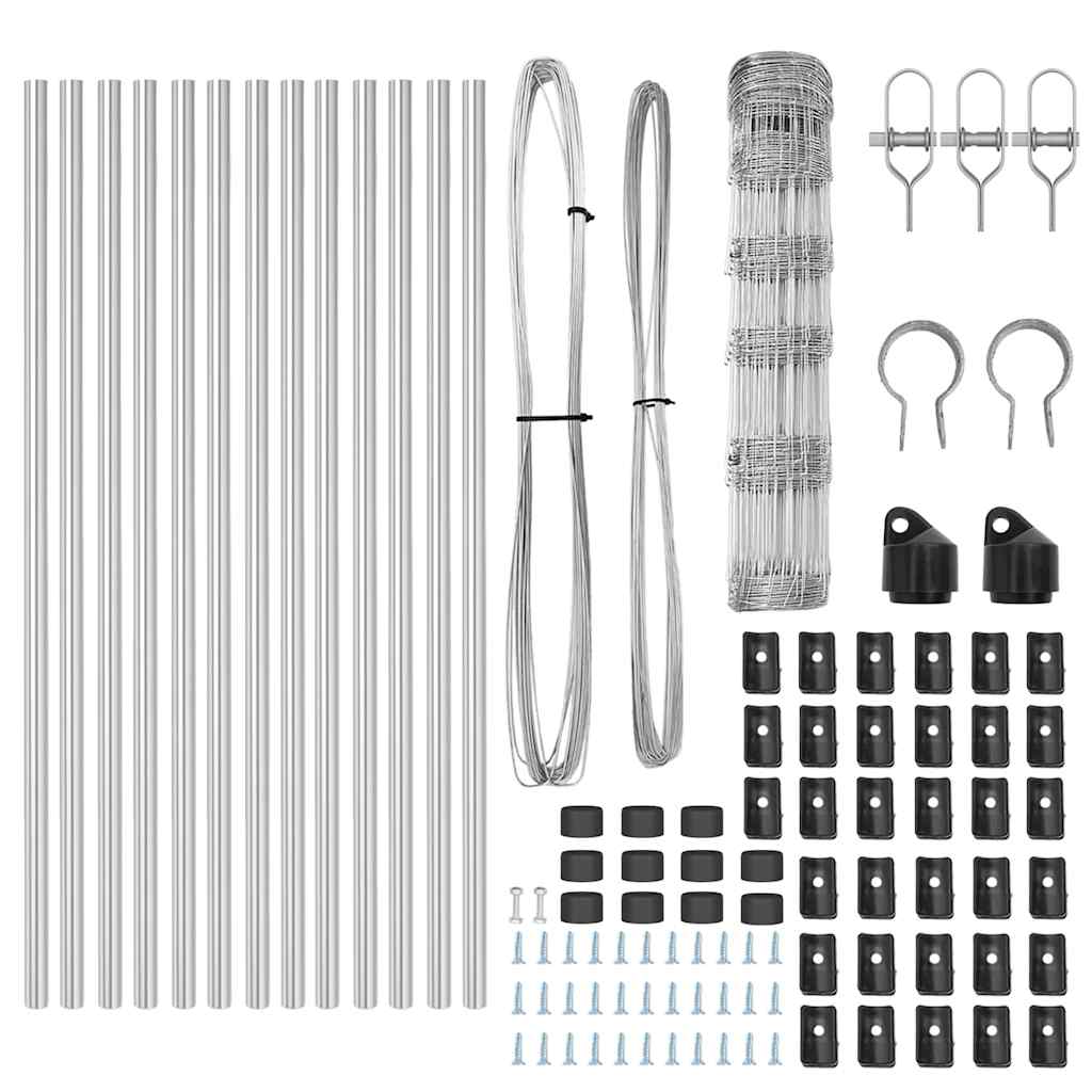 Zaunpfosten Galvanisiert 25 x 0,8 m Stahl