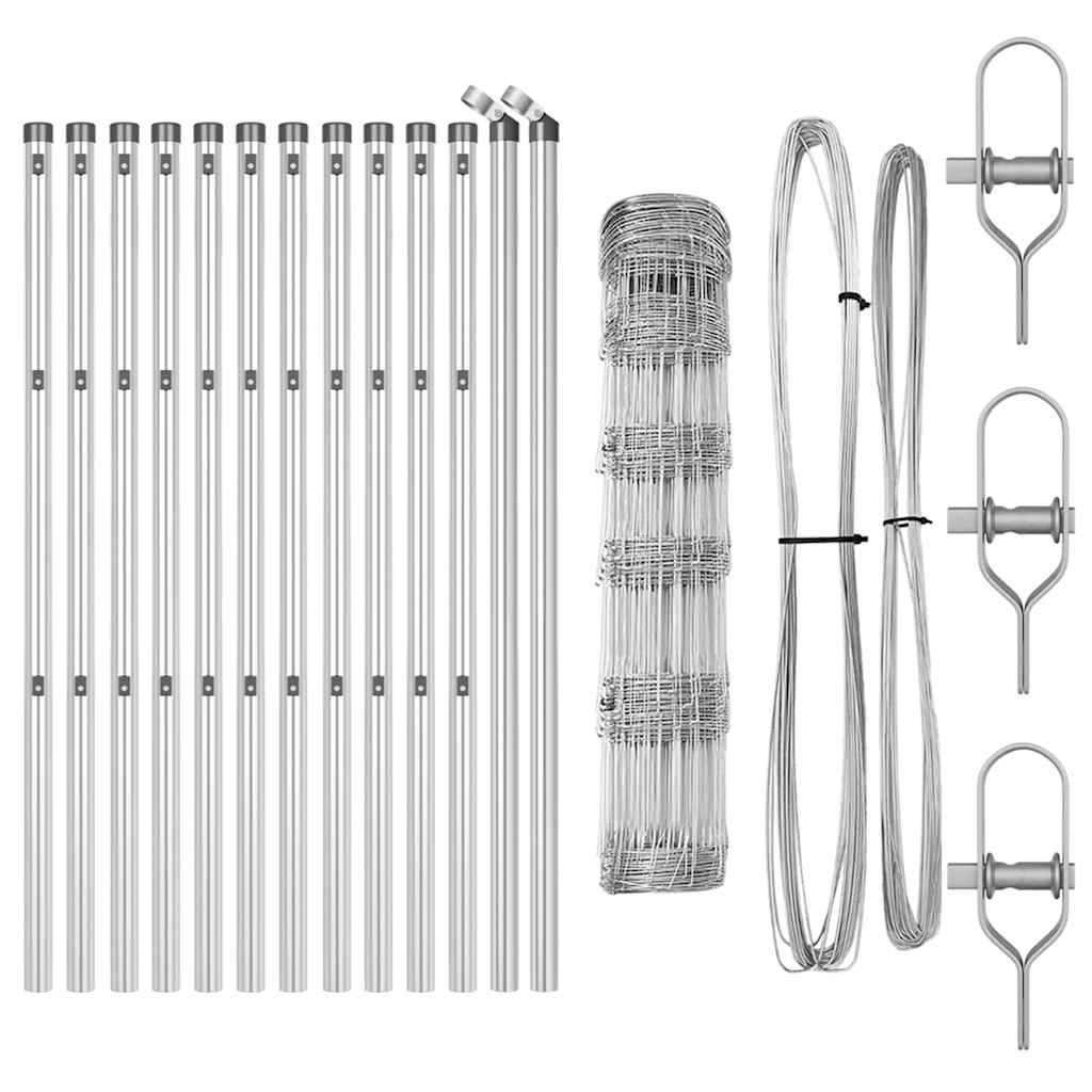 Zaunpfosten Galvanisiert 25 x 0,8 m Stahl