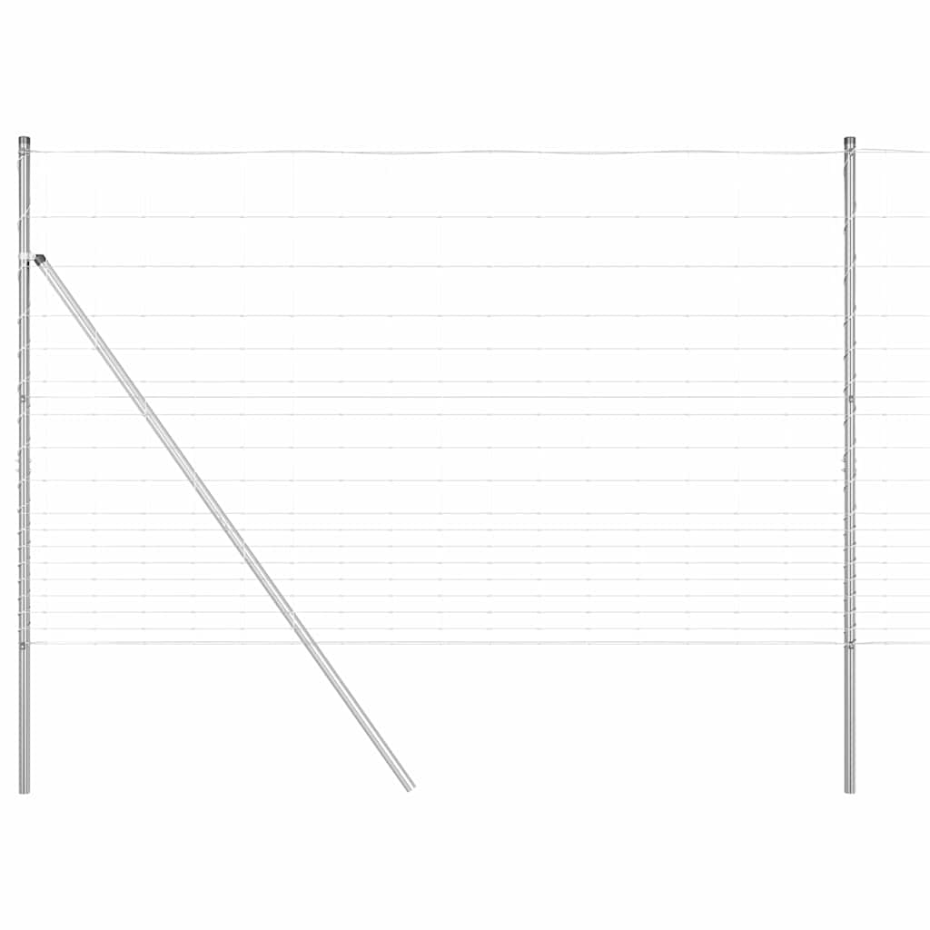 vidaXL Zaunpfosten Galvanisiert 25 x 1,5 m Stahl