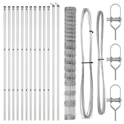 vidaXL Zaunpfosten Galvanisiert 25 x 1,5 m Stahl
