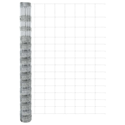 vidaXL Zaunpfosten Galvanisiert 25 x 1,6 m Stahl