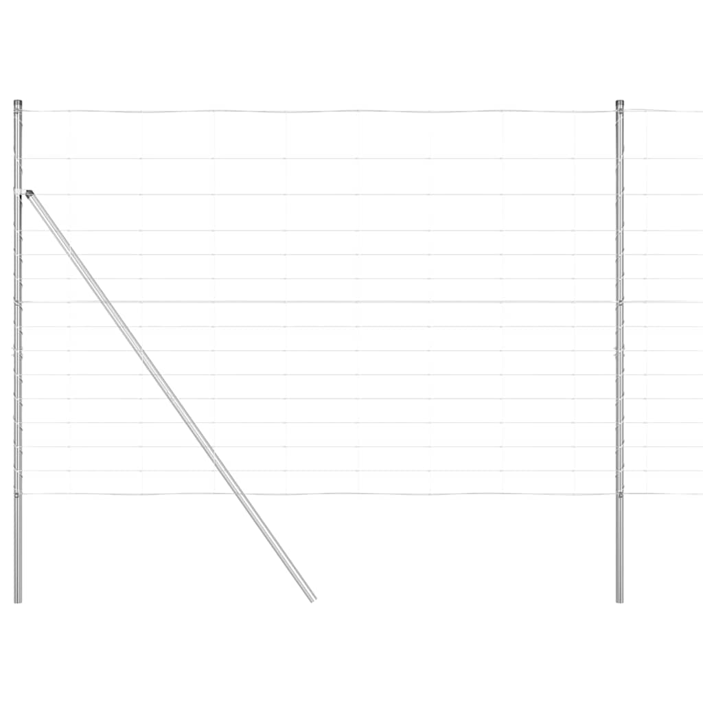 vidaXL Zaunpfosten Galvanisiert 25 x 1,6 m Stahl