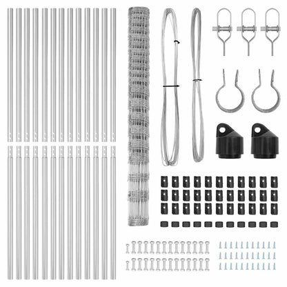 Zaunpfosten Galvanisiert 25 x 1,6 m Stahl
