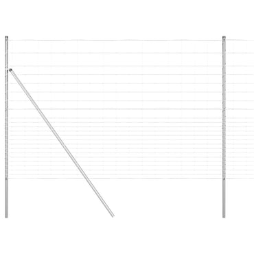 vidaXL Zaunpfosten Galvanisiert 25 x 1,6 m Stahl
