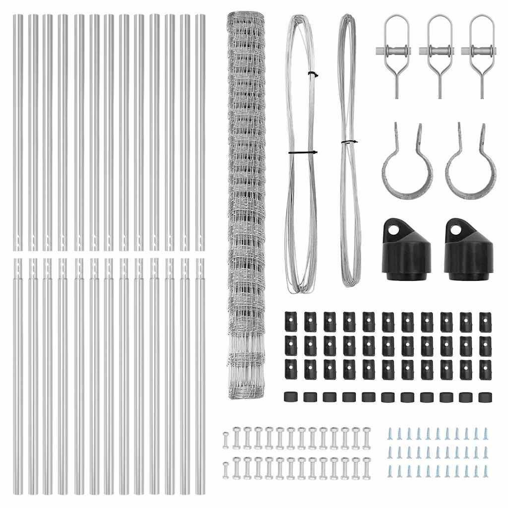 Zaunpfosten Galvanisiert 25 x 1,6 m Stahl