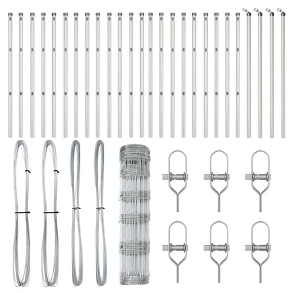 Zaunpfosten Galvanisiert 50 x 0,8 m Stahl