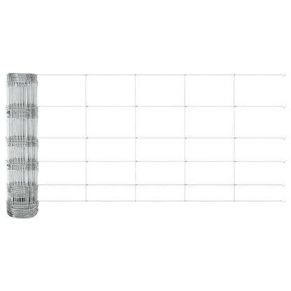 vidaXL Zaunpfosten Galvanisiert 50 x 0,8 m Stahl