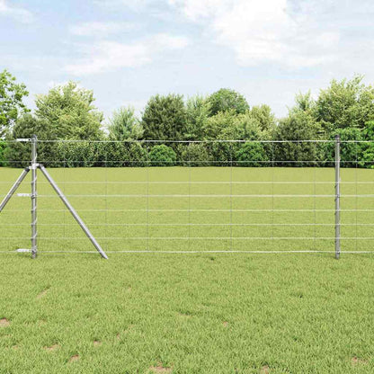 vidaXL Zaunpfosten Galvanisiert 50 x 0,8 m Stahl