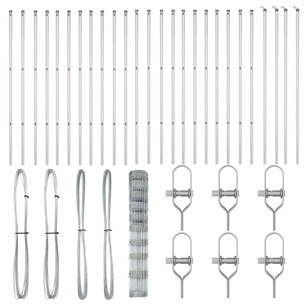 Zaunpfosten Galvanisiert 50 x 1,2 m Stahl