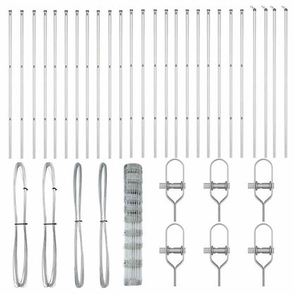 Zaunpfosten Galvanisiert 50 x 1,2 m Stahl