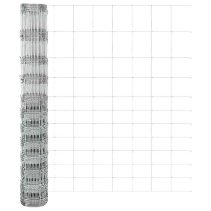vidaXL Zaunpfosten Galvanisiert 50 x 1,4 m Stahl