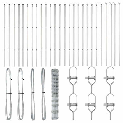 Zaunpfosten Galvanisiert 50 x 1,4 m Stahl