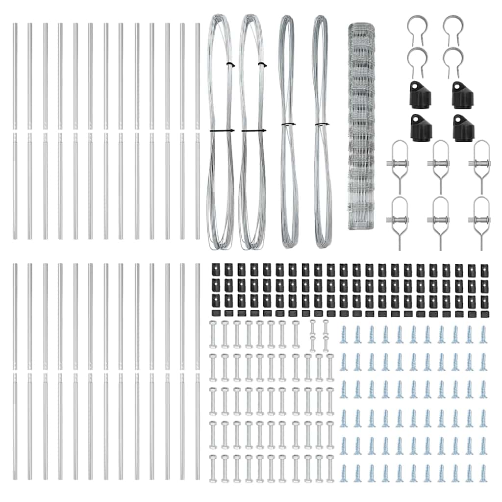 Zaunpfosten Galvanisiert 50 x 1,4 m Stahl