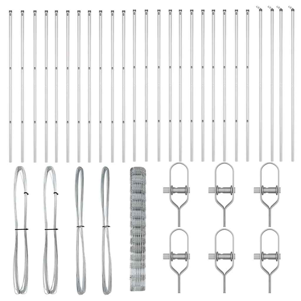 Zaunpfosten Galvanisiert 50 x 1,4 m Stahl