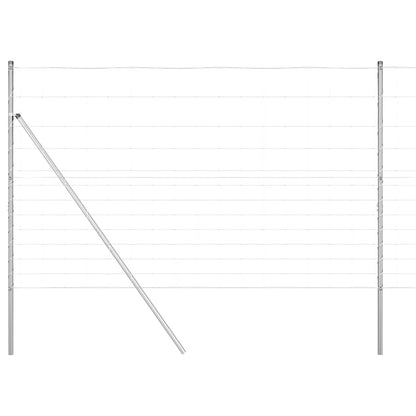 vidaXL Zaunpfosten Galvanisiert 50 x 1,5 m Stahl