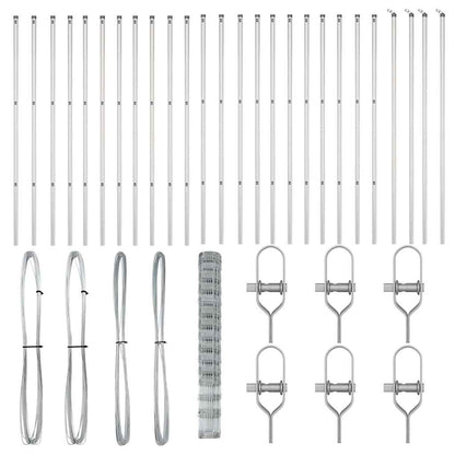 Zaunpfosten Galvanisiert 50 x 1,6 m Stahl