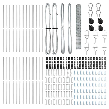 Zaunpfosten Galvanisiert 50 x 1,6 m Stahl