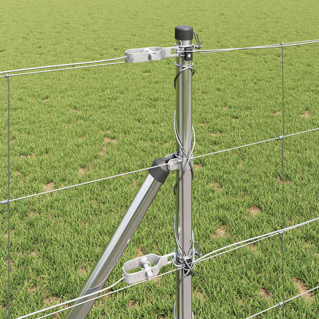 vidaXL Zaunpfosten Galvanisiert 100 x 0,8 m Stahl