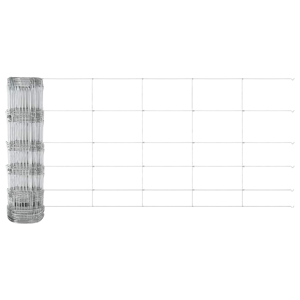 vidaXL Zaunpfosten Galvanisiert 100 x 0,8 m Stahl