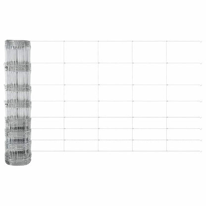vidaXL Zaunpfosten Galvanisiert 100 x 1 m Stahl