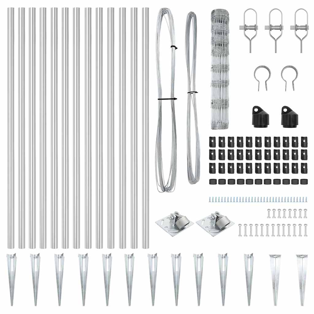 Zaunpfosten Galvanisiert 25 x 1 m Stahl