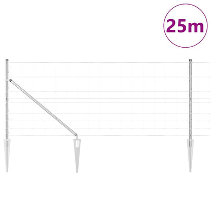 Zaunpfosten Galvanisiert 25 x 1 m Stahl