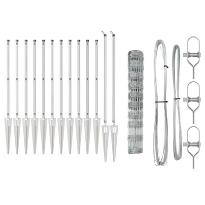 Zaunpfosten Galvanisiert 25 x 1 m Stahl