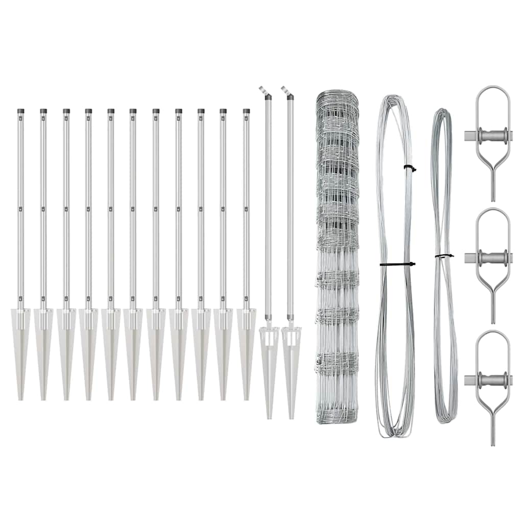 Zaunpfosten Galvanisiert 25 x 1,2 m Stahl