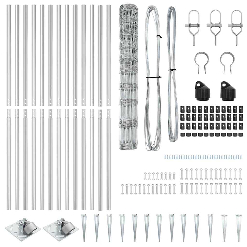 Zaunpfosten Galvanisiert 25 x 1,2 m Stahl