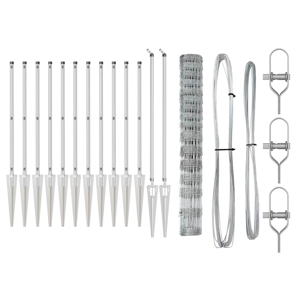 Zaunpfosten Galvanisiert 25 x 1,2 m Stahl