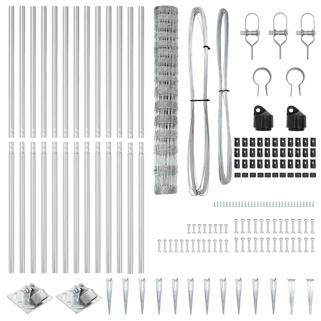 Zaunpfosten Galvanisiert 25 x 1,2 m Stahl