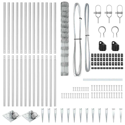 Zaunpfosten Galvanisiert 25 x 1,4 m Stahl