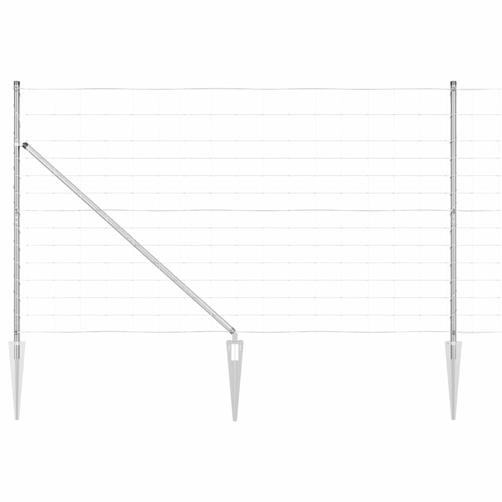 Zaunpfosten Galvanisiert 25 x 1,4 m Stahl