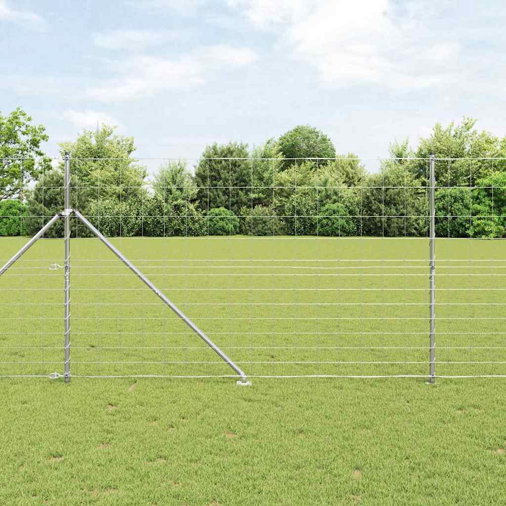 vidaXL Zaunpfosten Galvanisiert 25 x 1,5 m Stahl