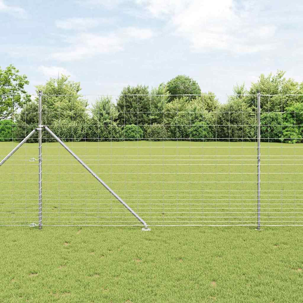 vidaXL Zaunpfosten Galvanisiert 25 x 1,5 m Stahl