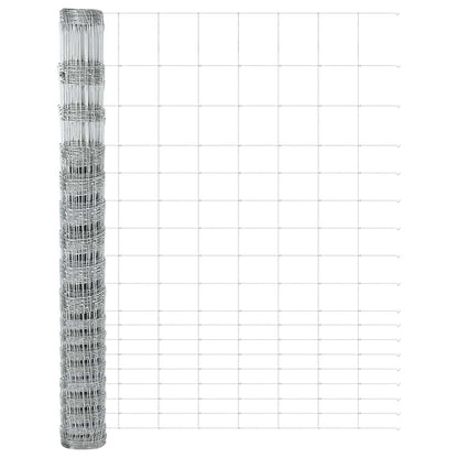 vidaXL Zaunpfosten Galvanisiert 25 x 1,5 m Stahl