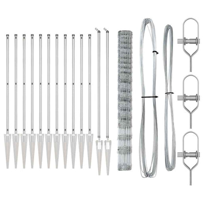 Zaunpfosten Galvanisiert 25 x 1,5 m Stahl