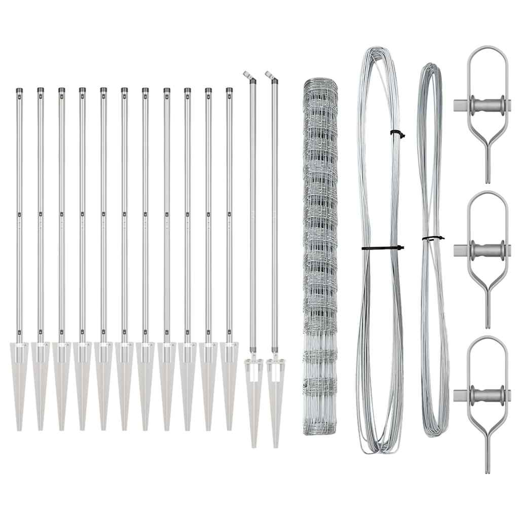 Zaunpfosten Galvanisiert 25 x 1,6 m Stahl